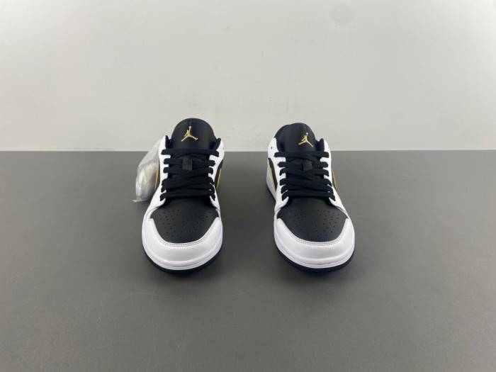 Air Jordan 1 Low “Gold Swoosh” 553558-172