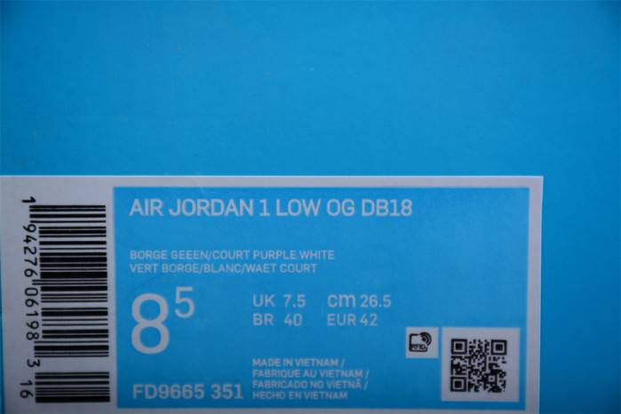 Air Jordan 1 Low Og Doernbecher FD9665-351