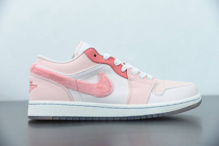 Air Jordan 1 Low White Pink Grey DM5443-666