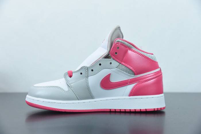 Air Jordan 1 Mid GS ‘Platinum Pink’ – 555112-109