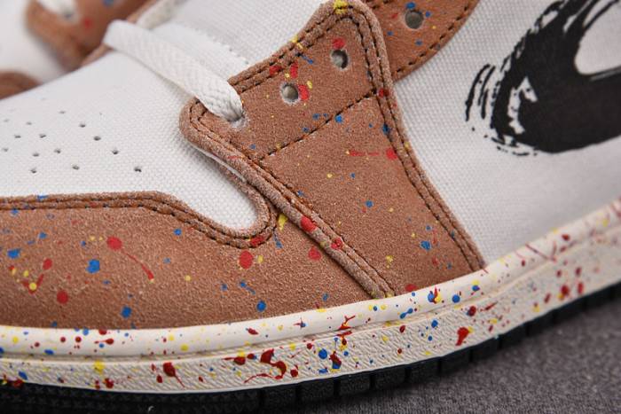 Air Jordan 1 Mid SE ‘Brushstroke Paint Splatter’ DA8005-100