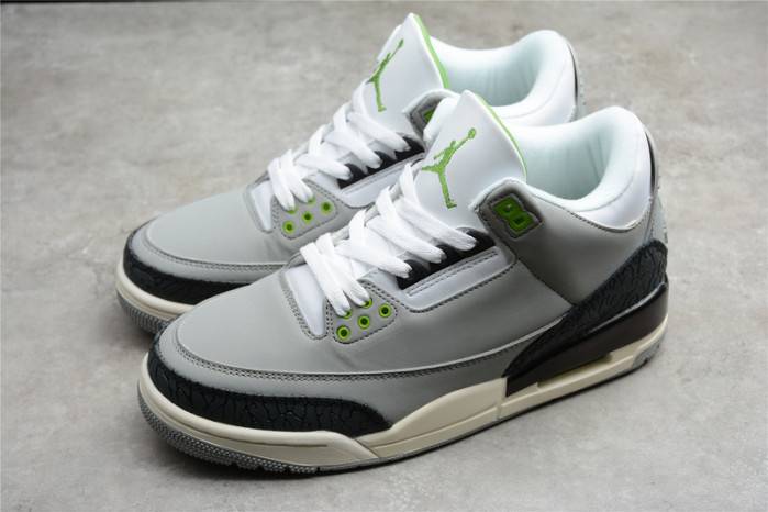 Air Jordan 3 Chlorophyll Tinker 136064-006
