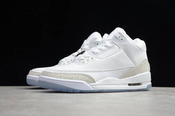 Air Jordan 3 Retro PS Triple White136064-111