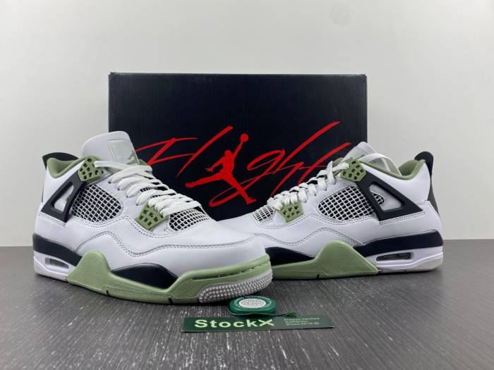 Air Jordan 4 WMNS “Oil Green” AQ9129-103