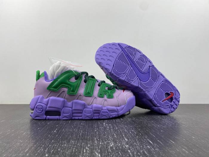 Detailed Look at the AMBUSH x Nike Air More Uptempo Low Lilac FB1299-500