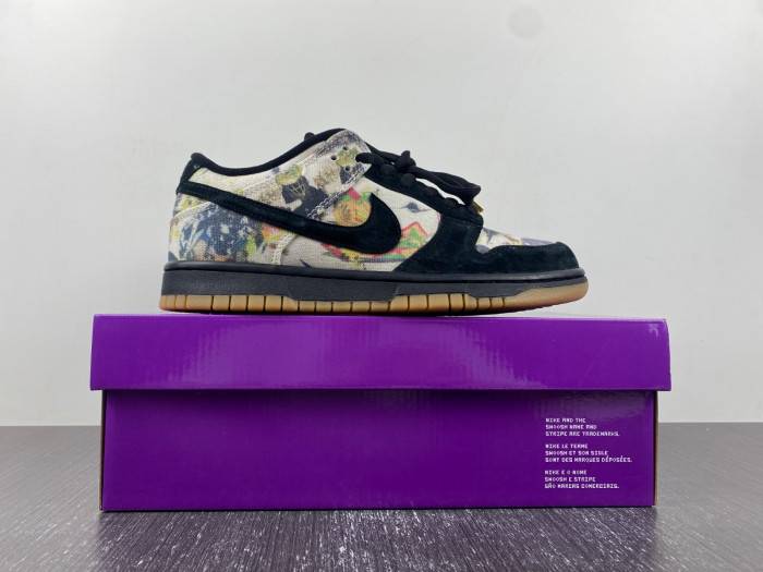 dunk sb S*p*e × nike dunk low rammellzee fd8778-001