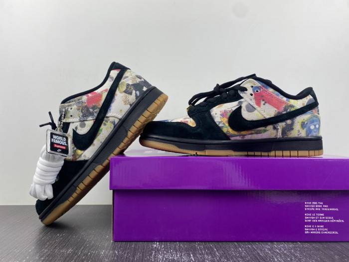 dunk sb S*p*e × nike dunk low rammellzee fd8778-001