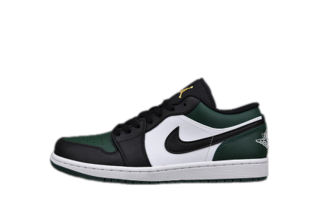 Jordan 1 Low Green Toe 553558-371
