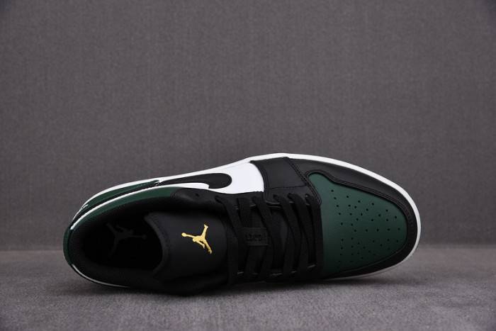 Jordan 1 Low Green Toe 553558-371