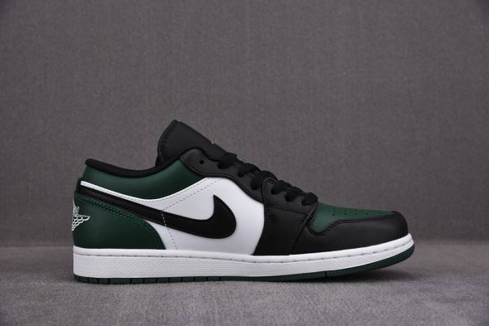 Jordan 1 Low Green Toe 553558-371