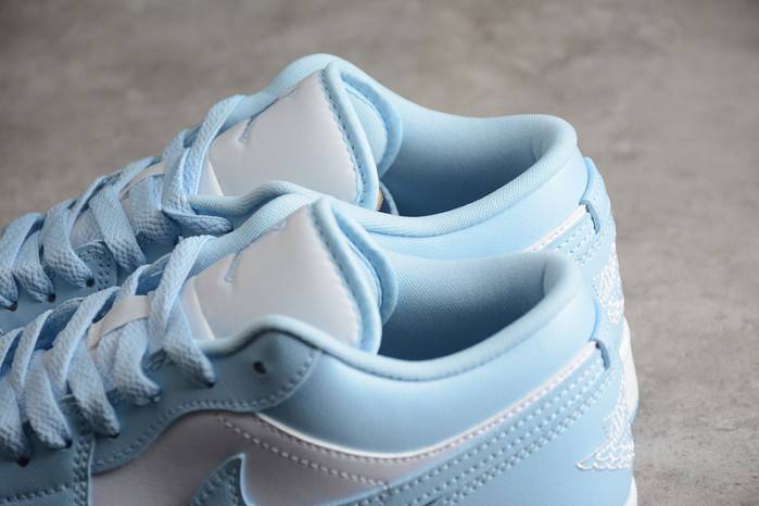Jordan 1 Low White Ice Blue (Women’s) DC0774-141