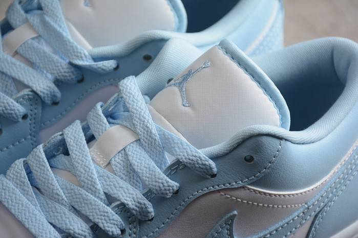 Jordan 1 Low White Ice Blue (Women’s) DC0774-141