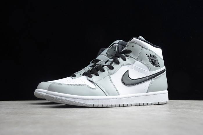 Jordan 1 Mid Light Smoke Grey – 554724-092