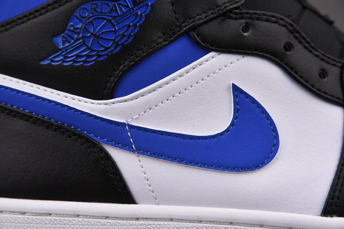 Jordan 1 Mid White Black Royal – 554724-140