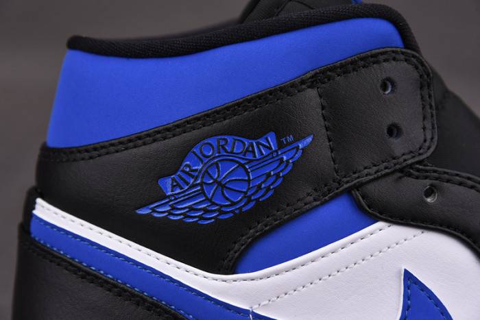 Jordan 1 Mid White Black Royal – 554724-140