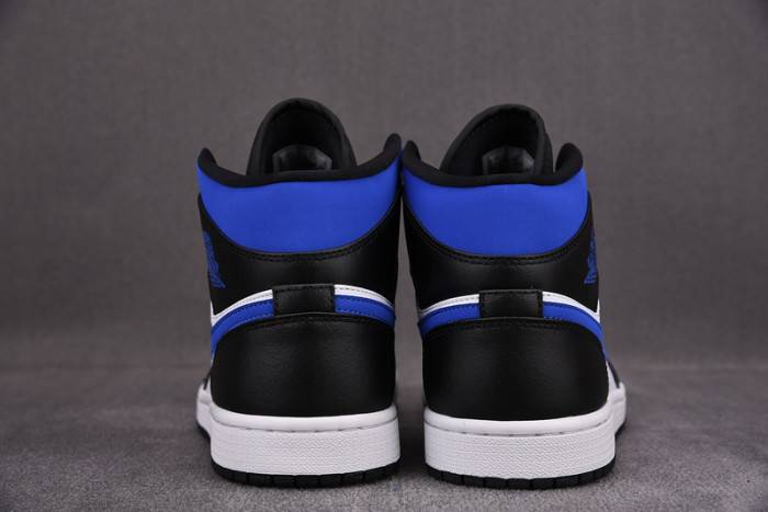 Jordan 1 Mid White Black Royal – 554724-140