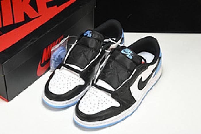 Jordan 1 Retro Low Og Black Dark Powder Blue CZ0790-104