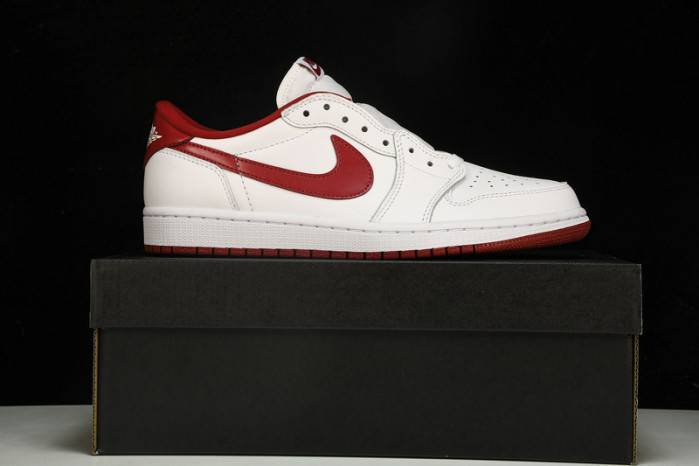 Jordan 1 Retro Low White Varsity Red 705329-101