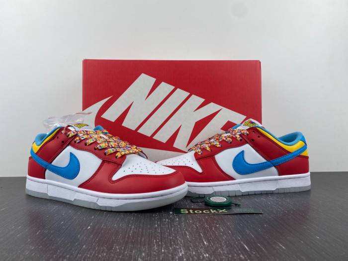 LeBron James x Nike Dunk Low Fruity Pebbles DH8009-600