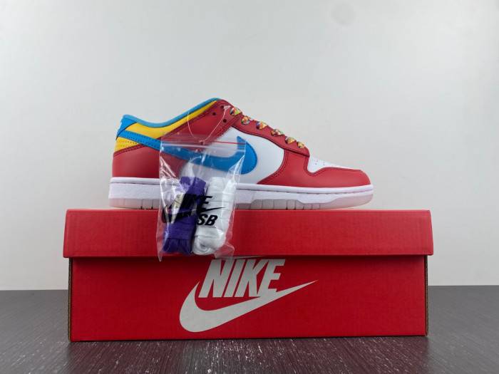 LeBron James x Nike Dunk Low Fruity Pebbles DH8009-600