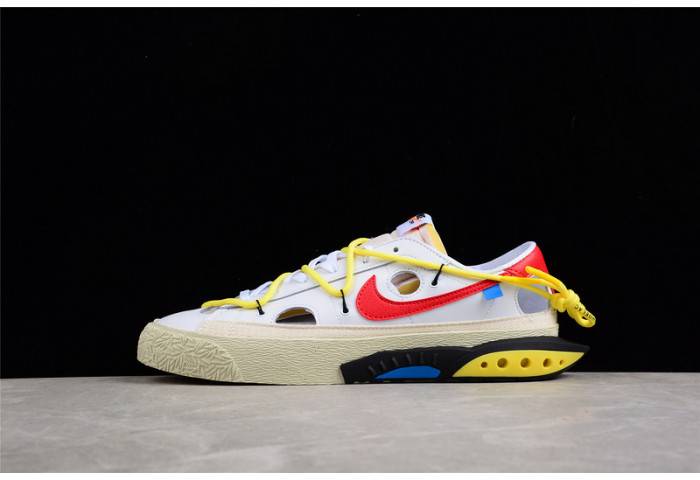 Nik 00F x Nike Blazer Low White University Red DH7863-100