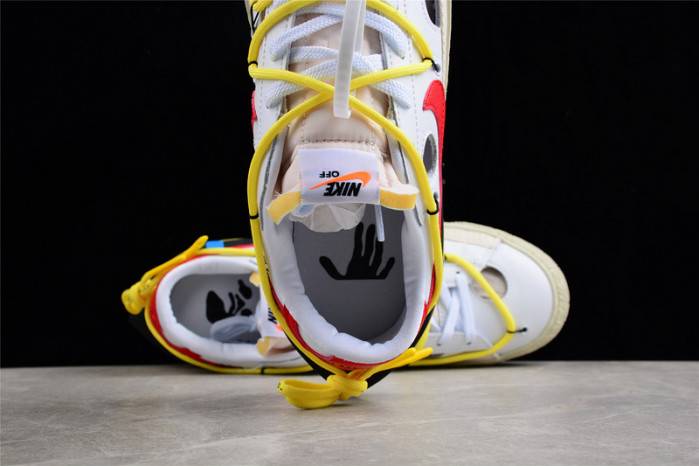 Nik 00F x Nike Blazer Low White University Red DH7863-100