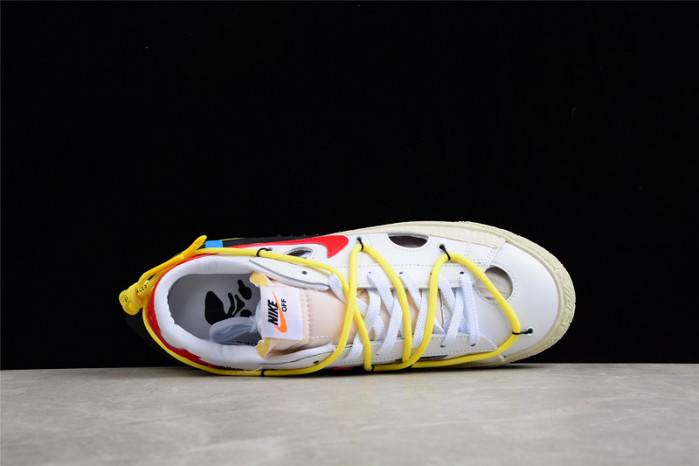 Nik 00F x Nike Blazer Low White University Red DH7863-100