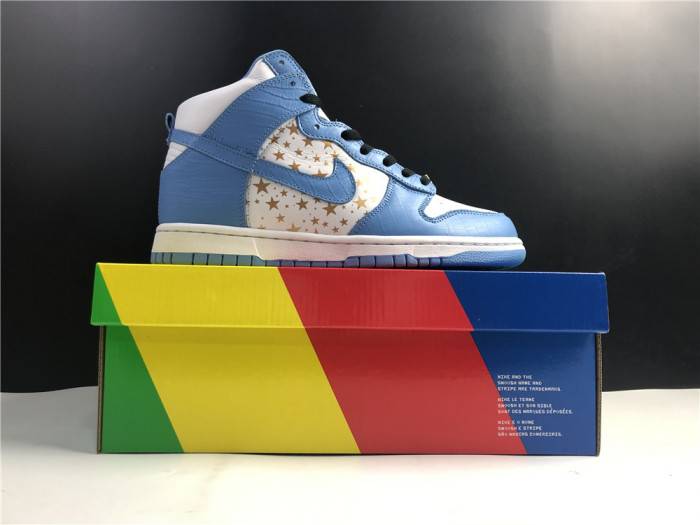 Nike Dunk High Pro SB Blue Stars 307385-141
