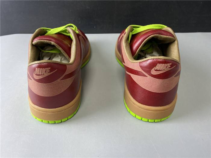 Nike Dunk Low 1-Piece Laser Varsity Red Chartreuse 311611-661