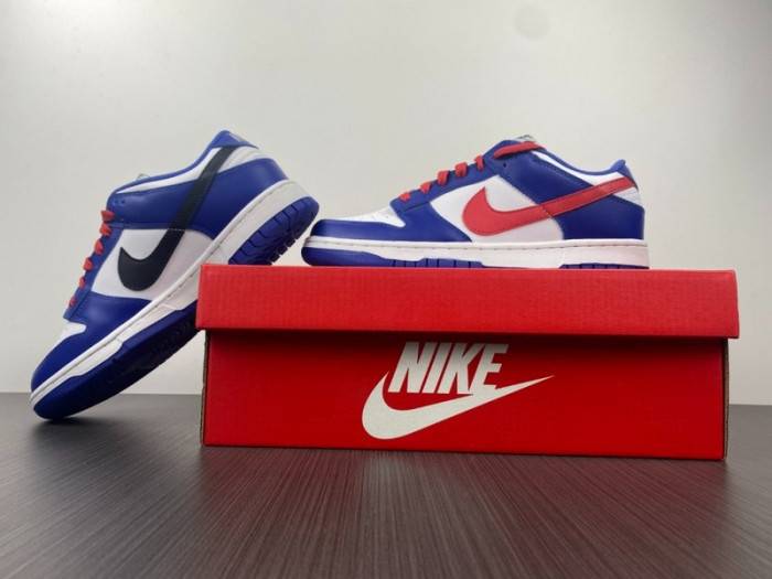 Nike Dunk Low Bright Crimson Game Royal CW1590-104