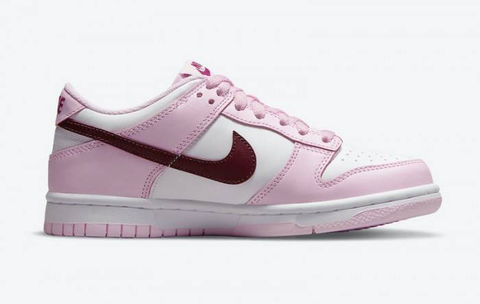 Nike Dunk Low GS Pink Red White CW1590-601