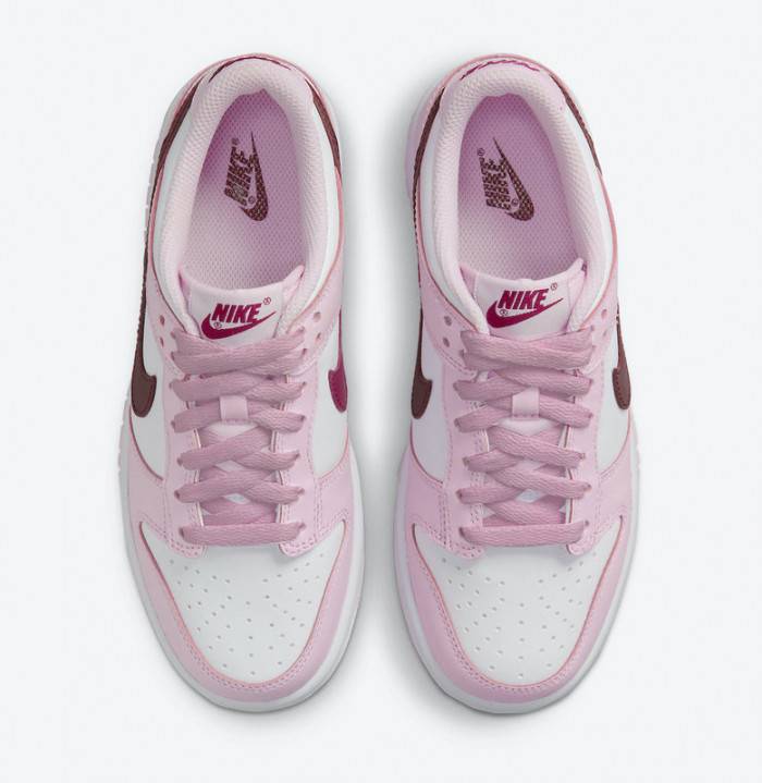 Nike Dunk Low GS Pink Red White CW1590-601