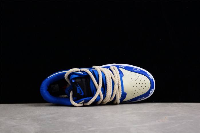 Nike Dunk Low Retro Black Hyper Cobalt DD1391-001