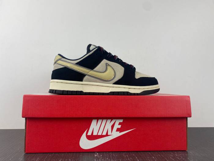 Nike Dunk Low Wmns Black Suede DV3054-001