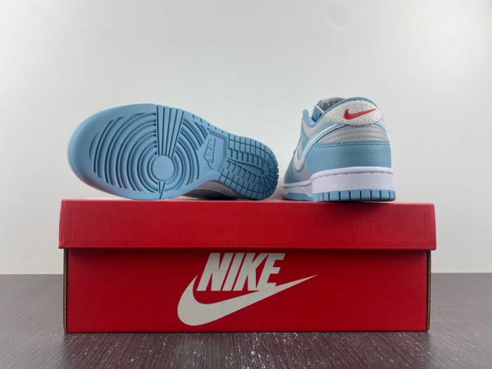 Nike Dunk Low Retro Fleece Swh Worn Blue FB1871-011