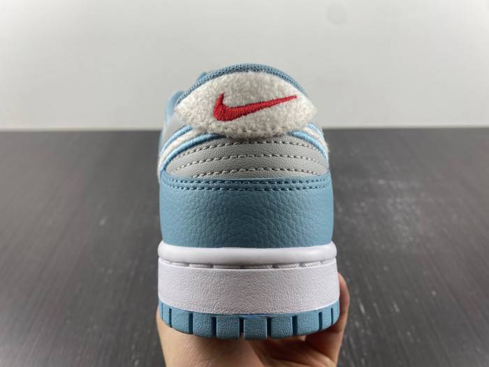 Nike Dunk Low Retro Fleece Swh Worn Blue FB1871-011