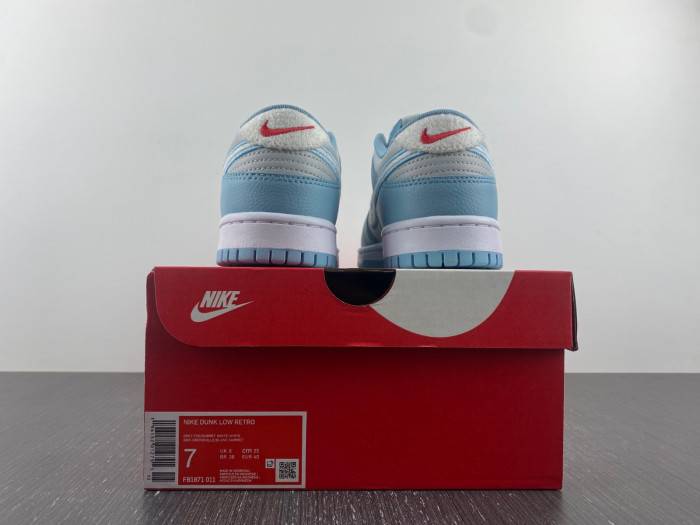 Nike Dunk Low Retro Fleece Swh Worn Blue FB1871-011