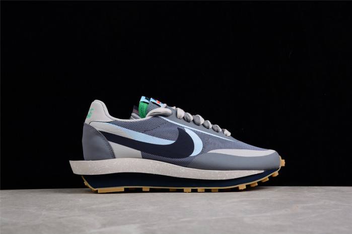 Nike LD Waffle Sacai CLOT Kiss of Death 2 Cool Grey -DH3114-001