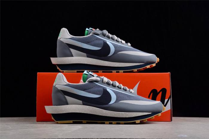 Nike LD Waffle Sacai CLOT Kiss of Death 2 Cool Grey -DH3114-001