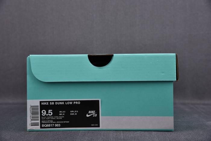 Nike SB Dunk Low Black Washed Coral – BQ6817-003