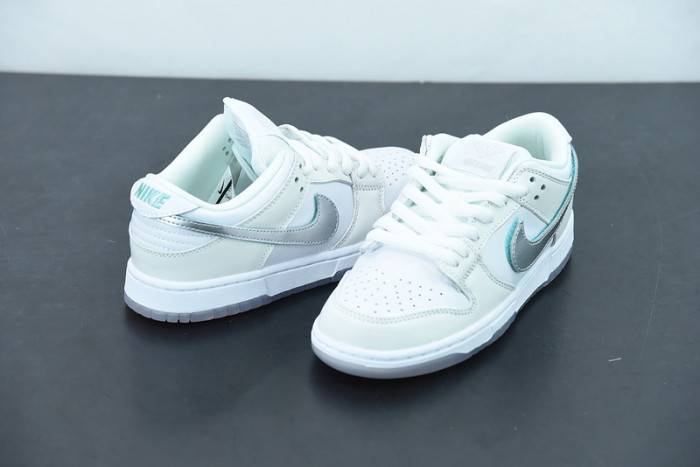 nike sb dunk low Di*m*nd s*pply co white Di*m*nd bv1310-100