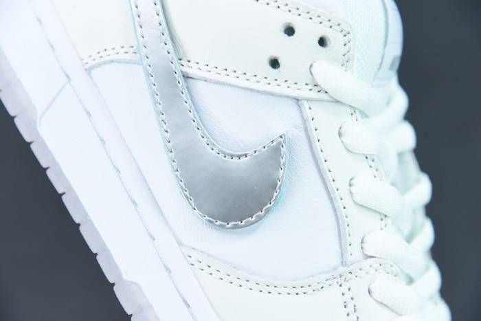 nike sb dunk low Di*m*nd s*pply co white Di*m*nd bv1310-100