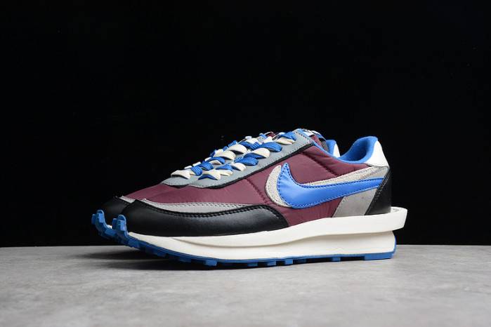 Nike Sacai x Undercover x LDWaffle ‘Night Maroon Team Royal’ DJ4877-600