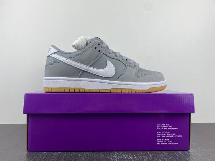 Nike Sb Dunk Low Pro Iso Orange Label Wolf Grey Gum DV5464-001