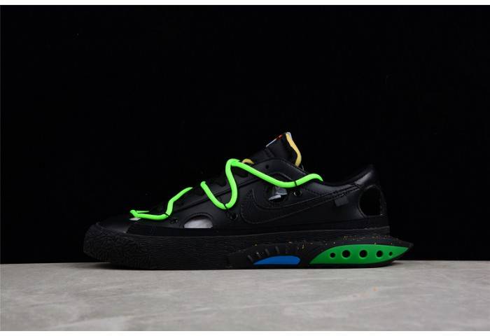OFF WHITE Nike Blazer Low x 00F “Black / Green” DH7863-001