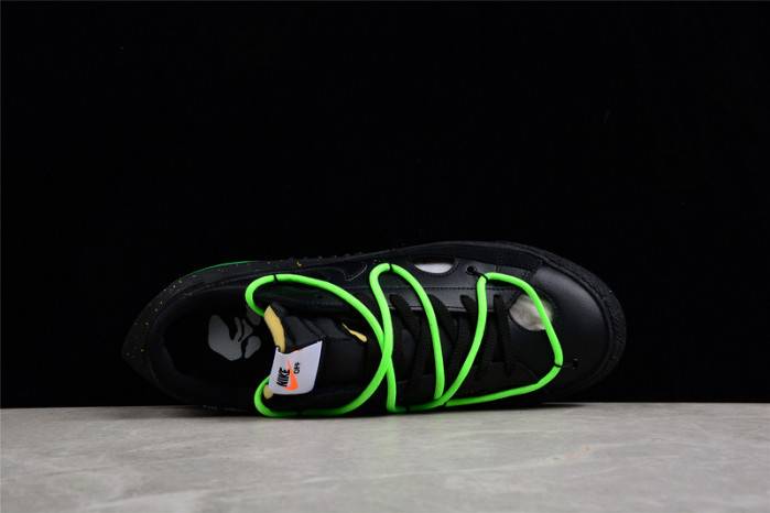OFF WHITE Nike Blazer Low x 00F “Black / Green” DH7863-001