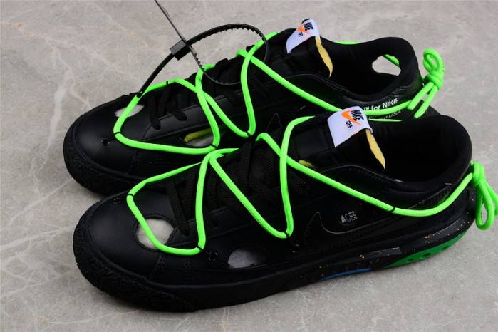 OFF WHITE Nike Blazer Low x 00F “Black / Green” DH7863-001