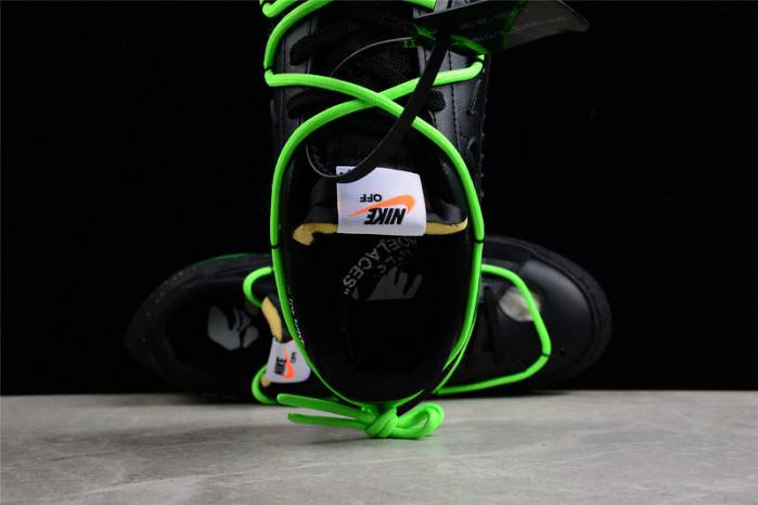 OFF WHITE Nike Blazer Low x 00F “Black / Green” DH7863-001
