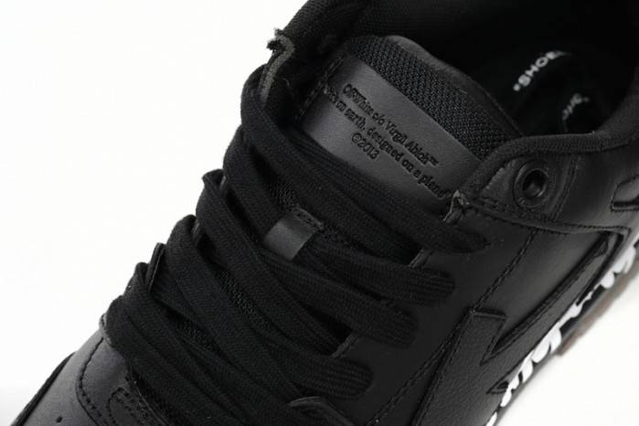 OFF-WHITE Out Of Office “OOO” Low Tops Black 20238311702