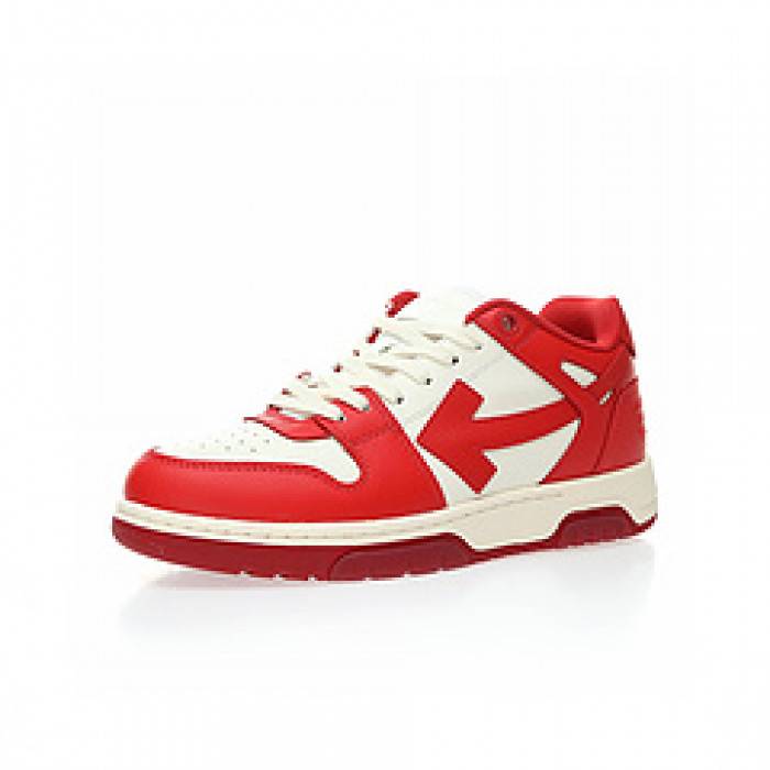 OFF-WHITE Out Of Office “OOO” Low Tops Red 239311708